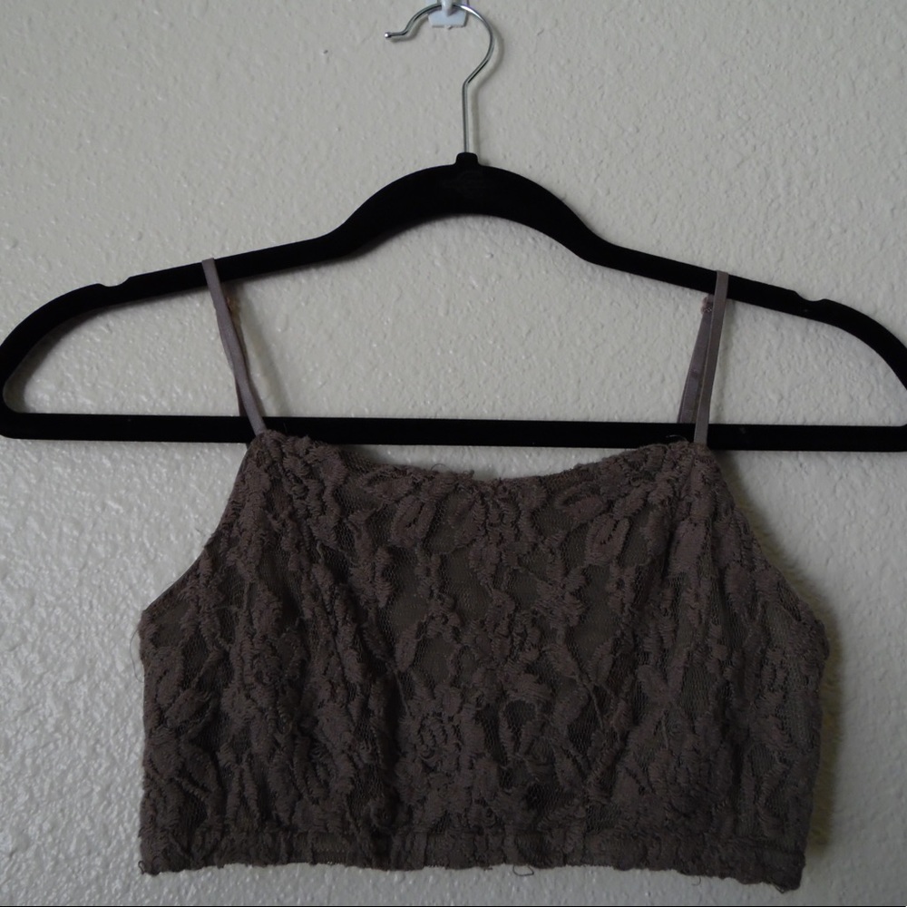 Abound Brown Lace Bralette